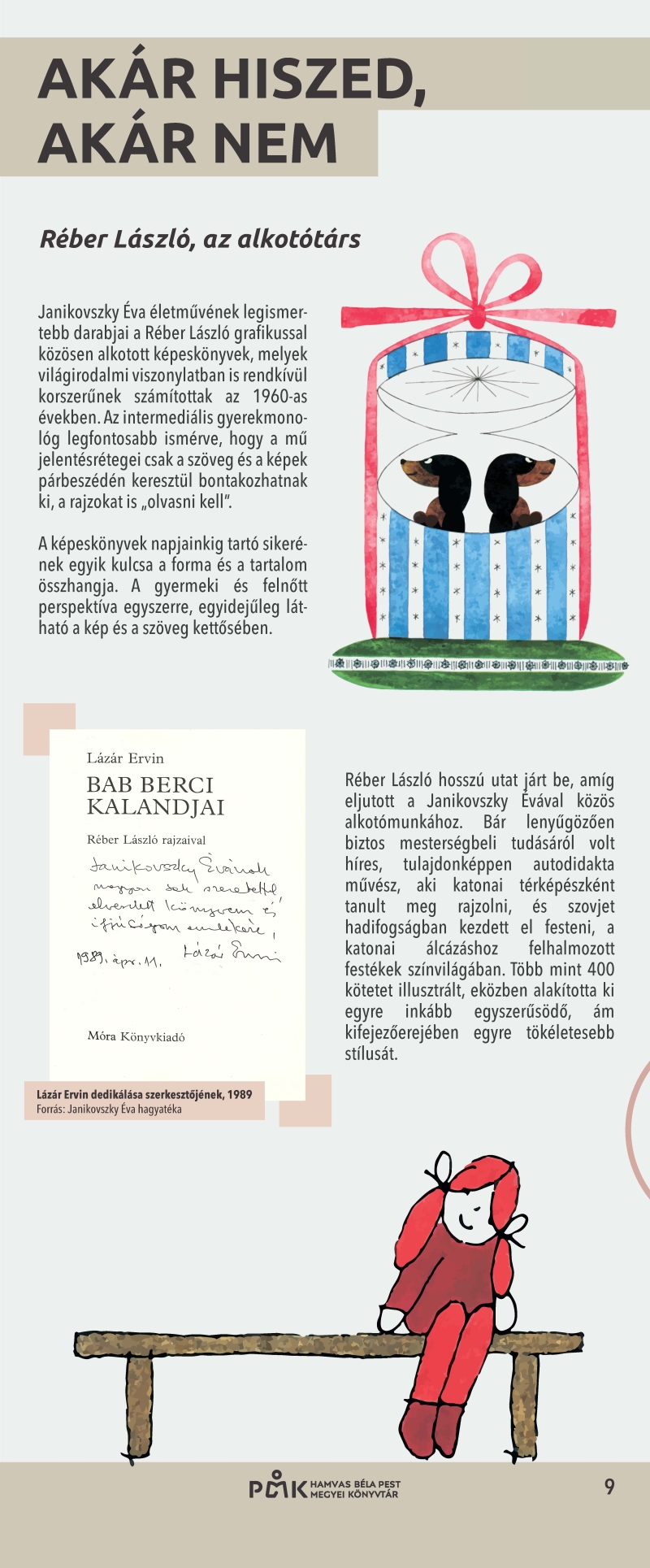 Mosolyogni tessék! kiállítás – 10. tabló