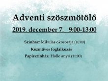 Adventi szöszmötölő