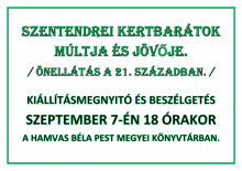 Szentendrei kertbarátok múltja és jövője